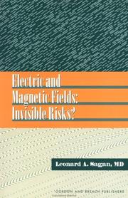 Cover of: Electric and magnetic fields by Leonard A. Sagan