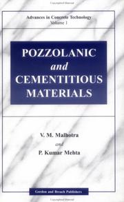 Pozzolanic and cementitious materials by V. M. Malhotra