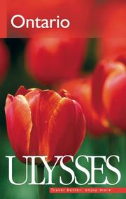 Cover of: Ulysses Ontario (Ulysses Travel Guide Ontario)