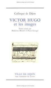 Cover of: Victor Hugo et les images by 