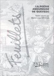 Cover of: La poésie amoureuse de Quevedo