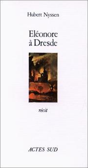 Cover of: Eléonore à Dresde: récit