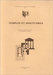 Cover of: Temples et sanctuaires: séminaire de recherche 1981-1983