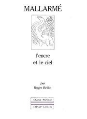 Cover of: Stéphane Mallarmé: l'encre et le ciel