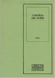 Cover of: Cordélia des nuées