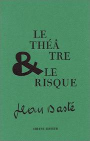 Cover of: Le théâtre et le risque