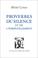 Cover of: Proverbes du silence et de l'émerveillement