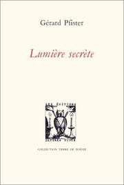 Cover of: Lumière secrète