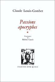 Cover of: Passions apocryphes