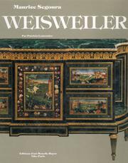Cover of: Weisweiler by Patricia Lemonniern, Maurice Weisweiler