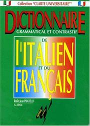 Dictionnaire grammatical et contrastif de l'italien et du français by Rufin Jean Pratelli