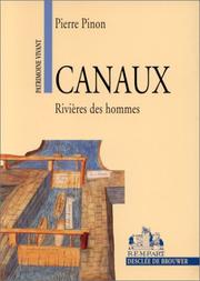 Cover of: Canaux by P. Pinon