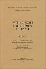 Cover of: Catalogue collectif des fonds occitans des bibliothèques publiques de Bordeaux