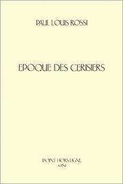 Cover of: Epoque des cerisiers