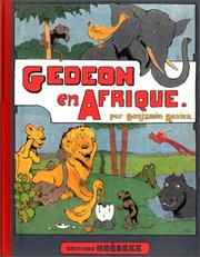Cover of: Gédéon en Afrique by Benjamin Rabier