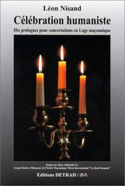 Cover of: Célébration humaniste by Léon Nisand