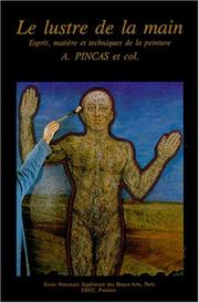 Cover of: Le lustre de la main by Abraham Pincas