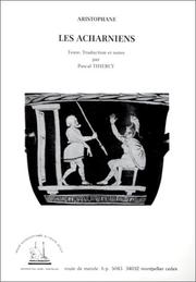 Cover of: Les  acharniens by Aristophanes