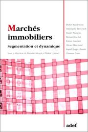 Cover of: Marchés immobiliers: segmentation et dynamique