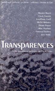Cover of: Transparences