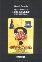 Cover of: Sous le masque de Léo Malet, Nestor Burma