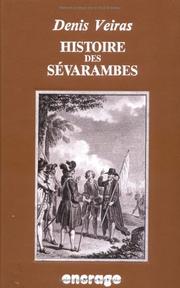 Cover of: Histoire des Sévarambes
