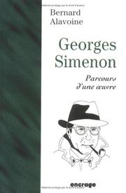 Cover of: Georges Simenon: parcours d'une œuvre