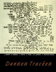 Cover of: Danses tracées: dessins et notation des chorégraphes