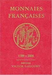 Cover of: Monnaies françaises by Victor Gadoury
