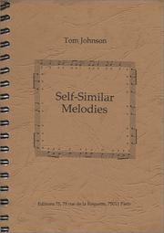 Cover of: Self-Similar Melodies by Tom Johnson