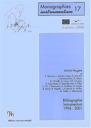 Cover of: Bibliographie instrumentum: 1994-2001