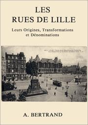 Les rues de Lille by Bertrand, A.