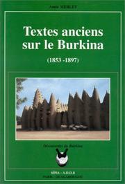 Cover of: Découvertes du Burkina: annales des conférences organisées par le Centre culturel français Georges Méliès de Ouagadougou.