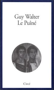Cover of: Le puine: Recit