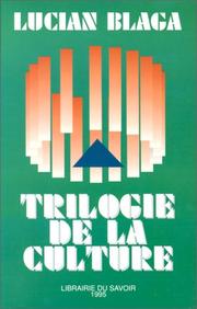 Cover of: La trilogie de la culture