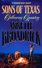Cover of: Sons of Texas  by Annette Broadrick