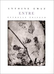 Cover of: Entre