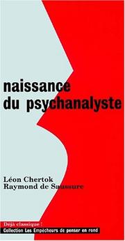 Cover of: Naissance du psychanalyste