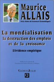 Cover of: La mondialisation by Maurice Allais