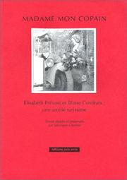 Cover of: Madame mon copain by Blaise Cendrars