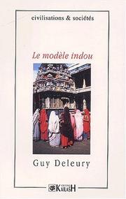 Cover of: Le modèle indou
