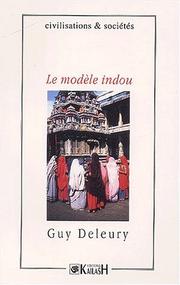 Cover of: Le modèle indou by Guy Deleury