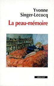 Cover of: La peau-mémoire