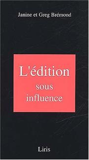 Cover of: L' édition sous influence