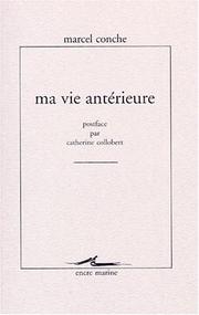 Cover of: Ma vie antérieure