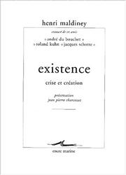 Cover of: Existence, crise et création