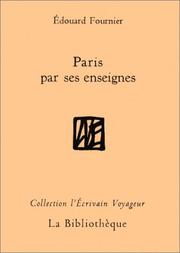 Cover of: Paris par ses enseignes