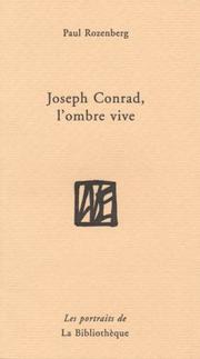 Cover of: Joseph Conrad, l'ombre vive