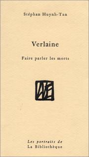 Verlaine by Stéphan Huynh-Tan