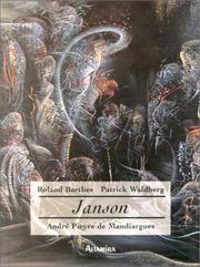 Cover of: Janson by Roland Barthes